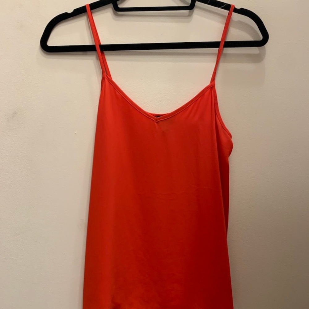 Topshop Basic Red Chiffon Cami Top - image 7